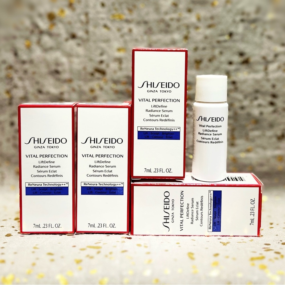 Shiseido~Vital Perfection LiftDefine Radiance Serum~7ml/.23 fl oz~Minis~NIB~